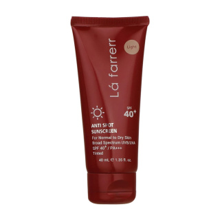 Lafarrerr anti spot tinted sunscreen cream for dry skin