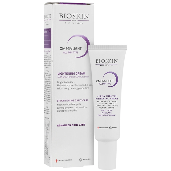 کرم روشن کننده پوست بایواسکین پلاس